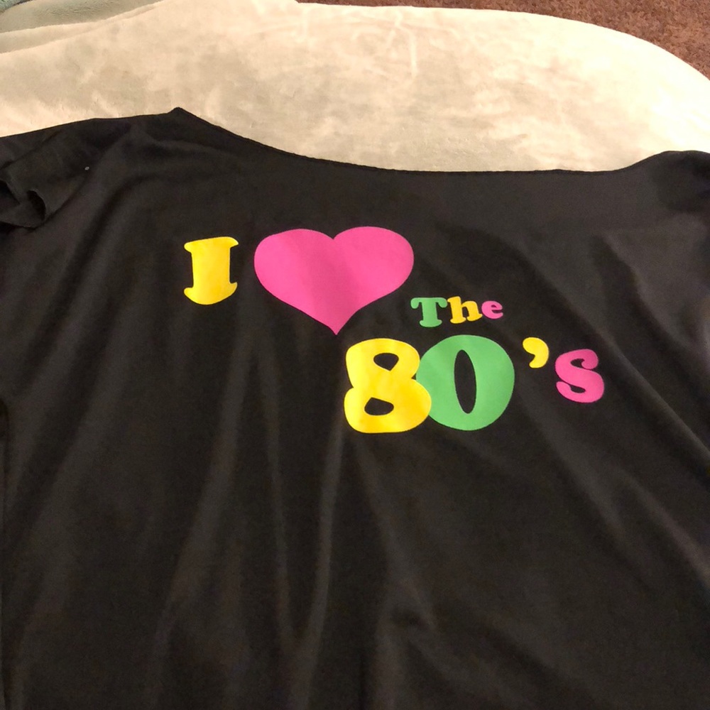 Off the shoulder t-shirt